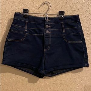 Dark Jean shorts
